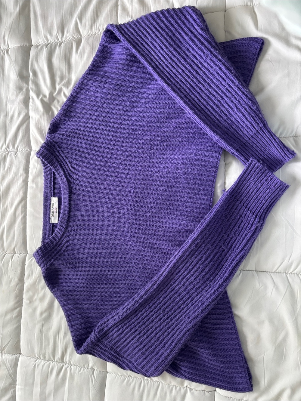 Dark purple sweater